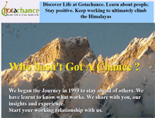 Tablet Screenshot of gotachance.com